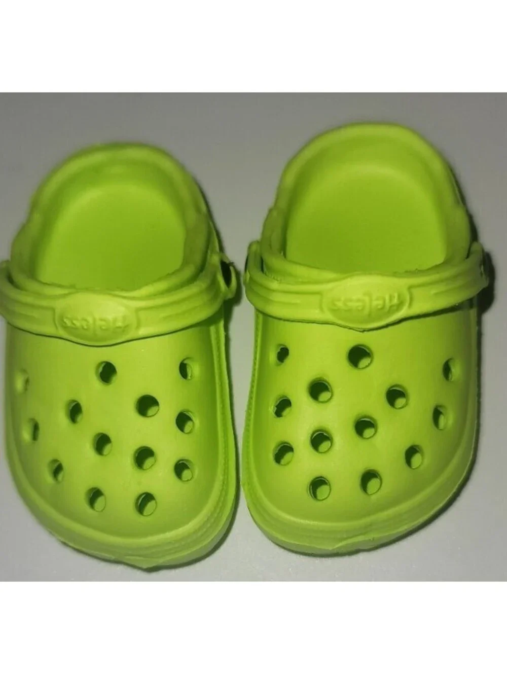 DOG CAT PET GREEN PLASTIC SANDALS CLOGS 3